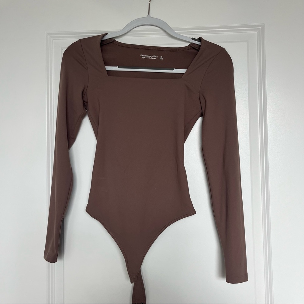 Abercrombie square neck bodysuit size xs